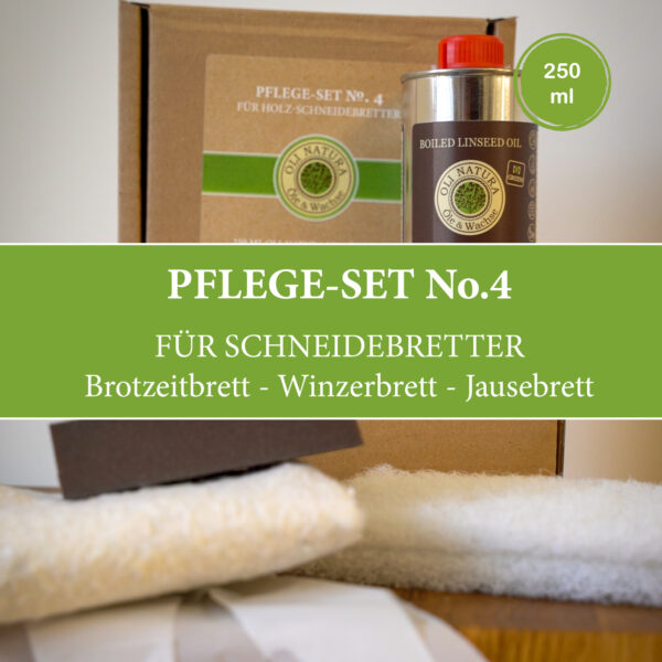 Pflegeset für Küchenbretter